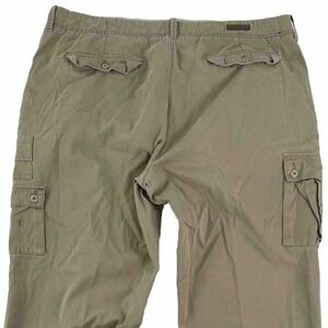 VTG Indigo Palms Mens Cargo‎ Pants Distressed 42x30 Beige Tan Tommy Bahama Khaki